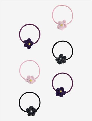 MANGO Pack 6 Hair Ties - GREY - One Size