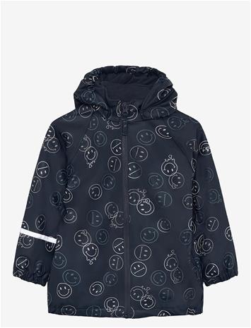 CELAVI Rain Jacket W. Fleece - NAVY - 80