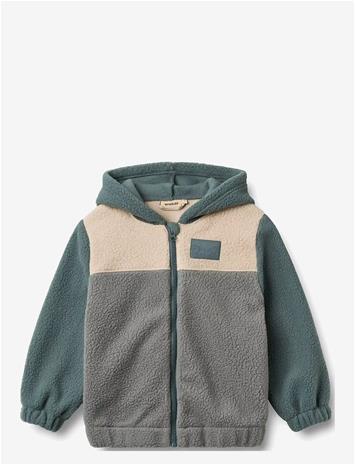 WHEAT Fleece Jacket L/S Adrian - FLINT - 128