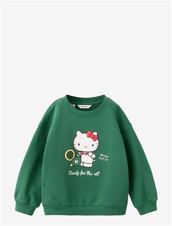 MANGO Hello Kitty Sweatshirt - GREEN - 98