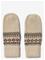 WHEAT Jacquard Mittens Cotta - BROWN - L – kuva 2