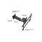 Multibrackets M Pro Series mounting component - 30 cm - black - Max - recommended for – kuva 1