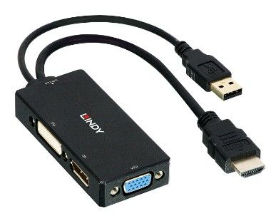 Lindy - video converter - black – kuva 6/6