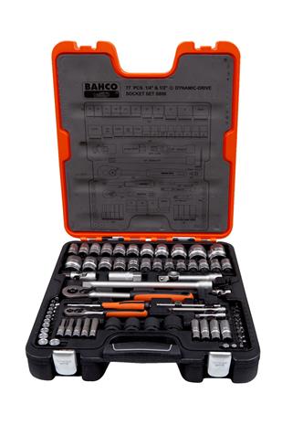 BAHCO hylsyavaimet 77el 1/2"" / 1/4""