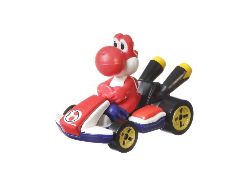 Hot Wheels Mario Kart GPD90, Auto, 3 vuosi/vuosia, Musta, Sininen, Punainen, Valkoinen