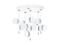 EGLO OLINDRA CEILING 12X250LM CHROME – kuva 4