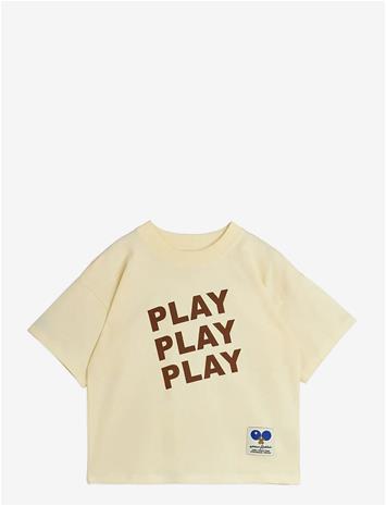 MINI RODINI Play Sp Ss Tee - OFF-WHITE - 92/98