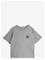 MINI RODINI Panther Patch Ss Tee - GREY MELANGE - 80/86 – kuva 2