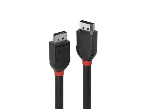 Lindy Black DisplayPort 1.2 Cable - 0.5m