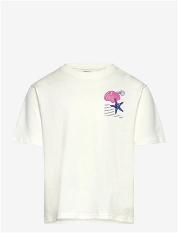NAME IT Nkfhennie Ss Nreg Top Box - CLOUD DANCER - 116
