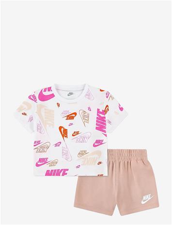 NIKE Nike Tee & Short Set - ORANGE - 92