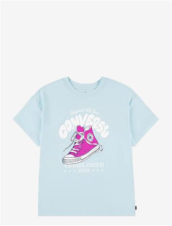 CONVERSE Cnvg Sneaker Graphic Bf Tee - GREY - 140/152