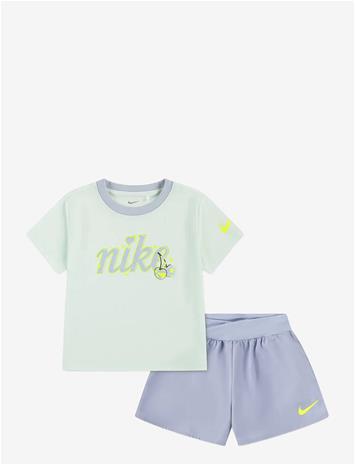 NIKE Nike Tee & Crossover Short Set - GREY - 92/98