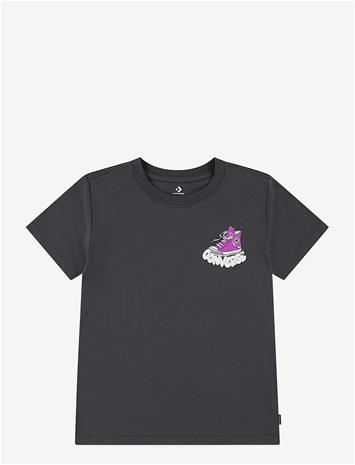 CONVERSE Cnvg Bubble Sneaker Gfx Tee - BLACK - 140/152
