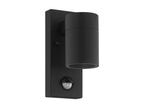 EGLO RIGA UDENDØRS VÆG SENSOR IP44 240LM SORT