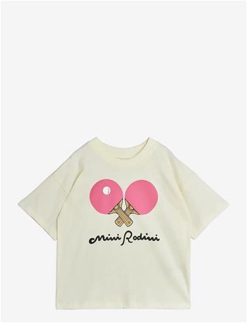 Mini Rodini Table Tennis Sp Ss Tee - White - 140/146