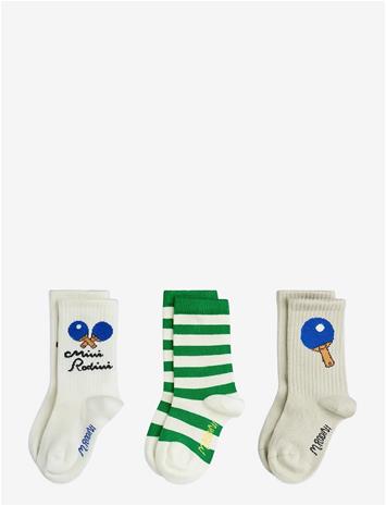 MINI RODINI Table Tennis 3-Pack Socks - MULTI - 16/19