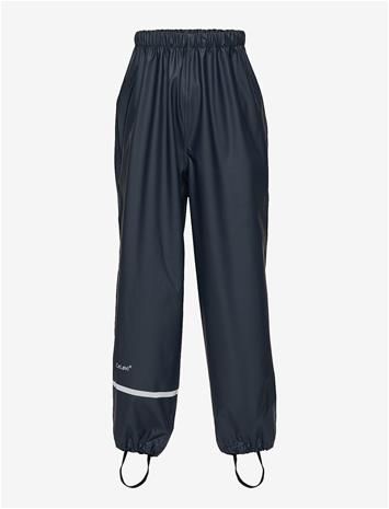 CELAVI Rainwear Pants -Solid Pu - DARK NAVY - 140