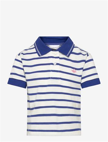 GRUNT Grstur Polo Tee - BLUE - M/12Y