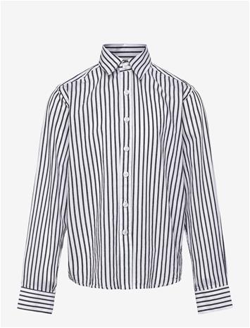 GRUNT Koos Shirt - WHITE-BLACK - S/140