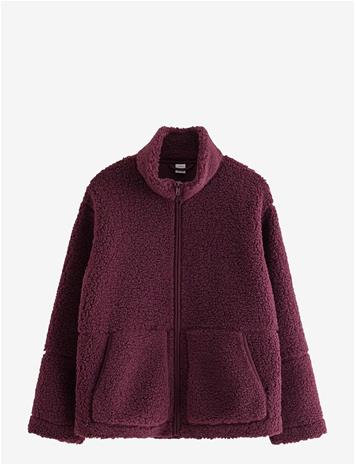 LINDEX Pile Jacket - DARK LILAC - 128