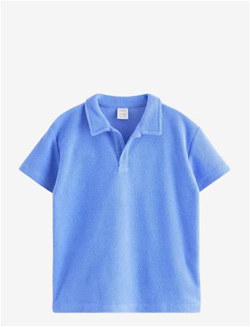 LINDEX Top In Terry With Collar - BLUE - 92