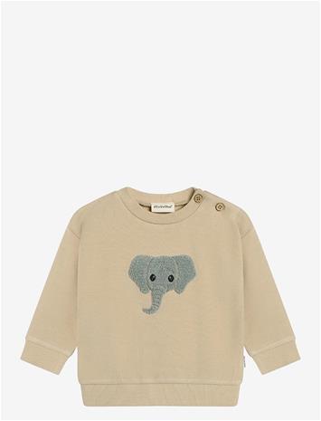 MINYMO Sweatshirt Ls - WHITE PEPPER - 56