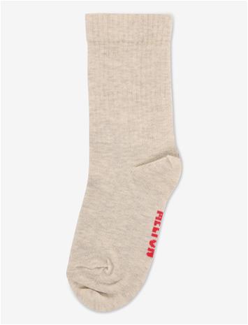 MELTON Disco Socks - LIGHT BEIGE MELANGE - 31/34 – kuva 2/2
