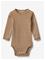 WHEAT Body L/S Freddie - WARM HAZEL STRIPE - 74 – kuva 2