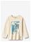 WHEAT T-Shirt L/S Dixie Print - OFFWHITE - 122 – kuva 2
