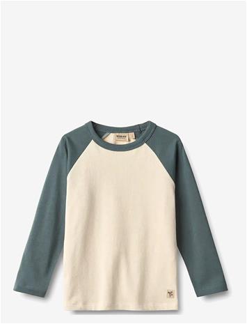 WHEAT T-Shirt L/S Jesper - OFFWHITE - 110
