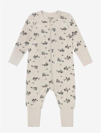 CELAVI Jumpsuit Ls - Aop - QUIET SHADE - 90