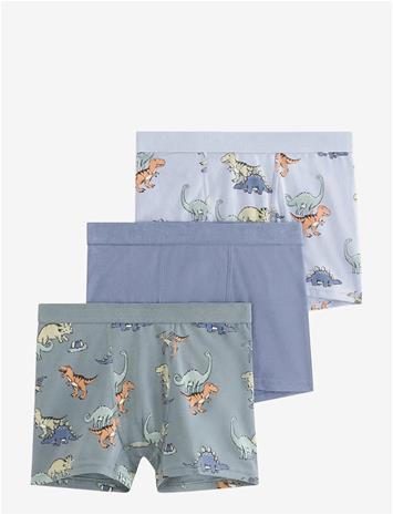 LINDEX 3-Pack Boxer Shorts - LIGHT BLUE - 110/116