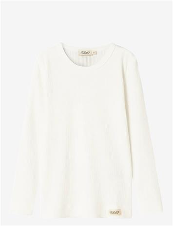 MARMAR COPENHAGEN Plain Tee Ls - GENTLE WHITE - 122