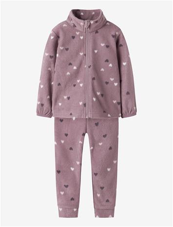 NAME IT Nmnspektra Fleece Set Aop Fo - TOADSTOOL - 86