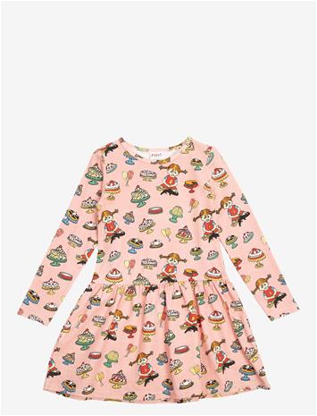 PIPPI LONGSTOCKING Mums Klänning - PINK - 128