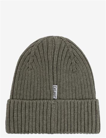 CELAVI Beanie - Knitted - MULLED BASIL MELANGE - 50