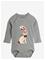 MINI RODINI Rabbit Application Ls Body - GREY MELANGE - 68/74 – kuva 2