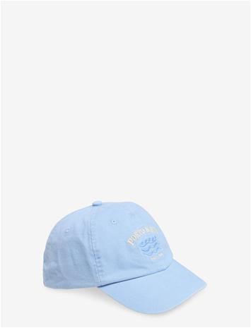 MANGO Embroidered Cotton Cap - LT-PASTEL BLUE - 54
