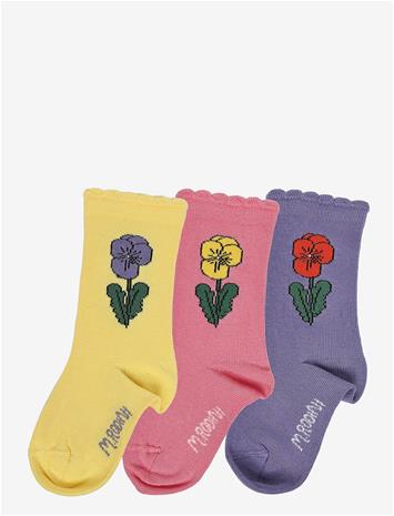 MINI RODINI Violas 3-Pack Socks - MULTI - 36/39 – kuva 2/2