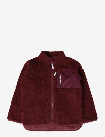 VIKING Playtime Pile Midlayer Jacket - PLUM - 134