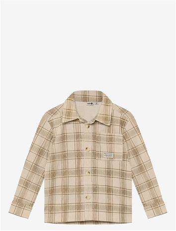 DAILY 7 Fancy Check Shirt - GINGER ROOT - 110