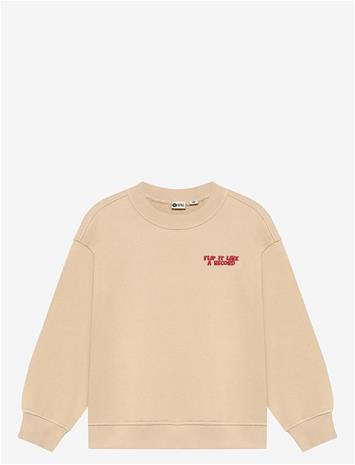 DAILY 7 Oversized Sweater Backprint - GINGER ROOT - 128