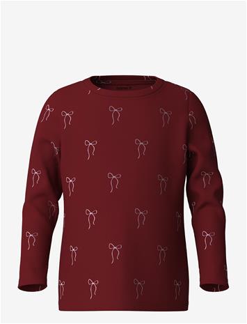 NAME IT Nmfri Ls Top - RED DAHLIA - 92 – kuva 2/2