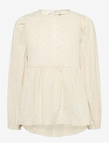 WHEAT Blouse L/S Addie - EGGSHELL - 116