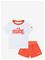 NIKE Nike Tee & Crossover Short Set - ORANGE - 116/122 – kuva 2