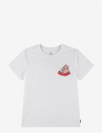 CONVERSE Cnvg Bubble Sneaker Gfx Tee - WHITE - 140/148
