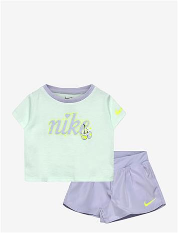NIKE Nike Tee & Crossover Short Set - GREY - 92