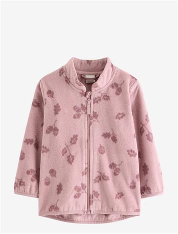 LINDEX Jacket In Microfleece - LIGHT DUSTY PINK - 98