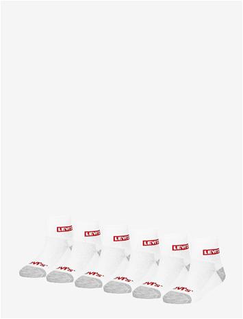 LEVI'S Levi's® Core Ankle Length Socks 6-Pack - WHITE - 35-37.5